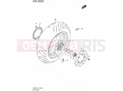 SUZUKI AN400A L5 (2015) Burgman 400 (E19) 550D - REAR WHEEL (AN400ZAL5 E02)