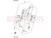 SUZUKI AN400A L5 (2015) Burgman 400 (E19) 521B - FRONT FORK DAMPER (AN400AL5 E02)