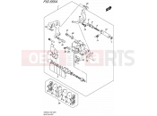 SUZUKI AN400A L5 (2015) Burgman 400 (E19) 555A - REAR CALIPER (AN400L5 E19)