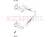 SUZUKI AN400A L5 (2015) Burgman 400 (E24) 126A - CAMSHAFT/VALVE
