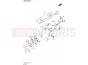 SUZUKI AN400A L5 (2015) Burgman 400 (E24) 163A - MUFFLER