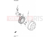 SUZUKI AN400A L5 (2015) Burgman 400 (E24) 303A - MAGNETO