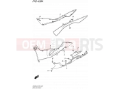 SUZUKI AN400A L5 (2015) Burgman 400 (E99) 438A - SIDE LEG SHIELD (AN400AL5 E99)
