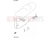 SUZUKI AN400A L5 (2015) Burgman 400 (E99) 508A - SEAT SUPPORT BRACKET