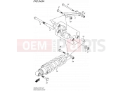 SUZUKI AN400A L5 (2015) Burgman 400 (E99) 543A - REAR CUSHION LEVER