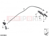 BMW Motorrad BMW 2019 C models C 400 GT (0C06, 0C16) Seat bench locking system 2 | Seat bench locking system 2