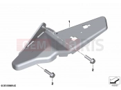 BMW Motorrad BMW 2018 C-Models C 400 GT (0C06, 0C16) Holder, footboard | Holder, footboard