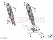 BMW Motorrad BMW 2018 C-Models C 400 GT (0C06, 0C16) Spring strut, rear | Spring strut, rear