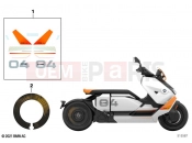 BMW Motorrad BMW 2024 C models CE04 (0C51, 0C53) Sticker set | Sticker set