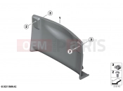 BMW Motorrad BMW 2024 C models CE04 (0C51, 0C53) Radiator trim | Radiator trim
