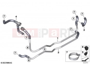 BMW Motorrad BMW 2024 C models CE04 (0C51, 0C53) Coolant lines | Coolant lines