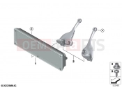 BMW Motorrad BMW 2024 C models CE04 (0C51, 0C53) Stop signal transmitter, front | Stop signal transmitter, front