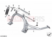 BMW Motorrad BMW 2024 C models C 400 GT 21 (0C61, 0C63) Centre stand | Centre stand