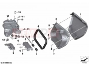 BMW Motorrad BMW 2024 C models C 400 GT 21 (0C61, 0C63) Storage compartment legshield | Storage compartment legshield