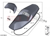 BMW Motorrad BMW 2024 C models C 400 GT 21 (0C61, 0C63) Seat bench | Seat bench
