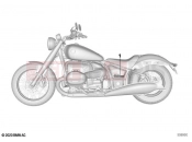 BMW Motorrad BMW 2024 R models R 18 (0L11, 0L13) Stick-on label | Stick-on label