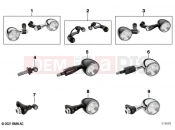 BMW Motorrad BMW 2024 R models R 18 (0L11, 0L13) LED turn indicators front | LED turn indicators front