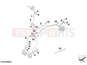 BMW Motorrad BMW 2024 R models R 18 (0L11, 0L13) Brake lines, front | Brake lines, front