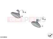 BMW Motorrad BMW 2024 R models R 18 (0L11, 0L13) LED turn indicators front 2 | LED turn indicators front 2