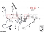 BMW Motorrad BMW 2024 R models R 18 (0L11, 0L13) Handlebars Pro Step and riser 2 | Handlebars Pro Step and riser 2