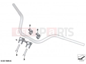 BMW Motorrad BMW 2024 R models R 18 (0L11, 0L13) Handlebars Series and riser | Handlebars Series and riser