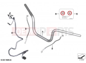 BMW Motorrad BMW 2024 R models R 18 (0L11, 0L13) Pro Step handlebars | Pro Step handlebars