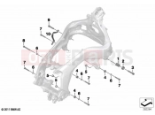 BMW Motorrad BMW 2024 K models K 1600 Bagger 22 (0F61, 0F63) Engine Suspension | Engine Suspension