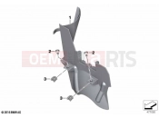 BMW Motorrad BMW 2024 K models K 1600 Bagger 22 (0F61, 0F63) Mudguard | Mudguard