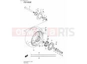 SUZUKI GSX-S1000A / GSX-S1000ZA L8 (2018) (E21) REAR WHEEL (Z)