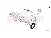 HONDA SH350 SPORTY (SH350ASS) 2025 E-8 GENERATOR