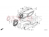 HONDA SH350 SPORTY (SH350ASS) 2025 E-13 LEFT CRANKCASE COVER