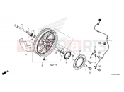 HONDA SH350 SPORTY (SH350ASS) 2025 F-20-40 FRONT WHEEL