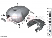 BMW Motorrad BMW 2023 R models R 12 nineT A2 (0N11) Fuel tank