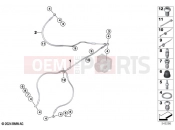 BMW Motorrad BMW 2023 R models R 12 nineT A2 (0N11) Brake line front