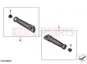 BMW Motorrad BMW 2023 R models R 12 nineT A2 (0N11) Footrests