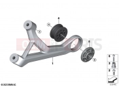 BMW Motorrad BMW 2023 R models R 12 nineT A2 (0N11) Bracket, end silencer