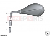 BMW Motorrad BMW 2023 R models R 12 nineT A2 (0N11) Mirror
