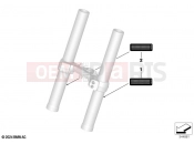 BMW Motorrad BMW 2023 R models R 12 nineT A2 (0N11) Sign, fixed fork tube