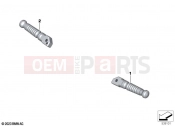 BMW Motorrad BMW 2023 R models R 12 nineT A2 (0N11) Retrofitting, rear footrest, Option 719