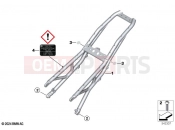BMW Motorrad BMW 2024 S models S 1000 R (0E51, 0E53) Rear frame