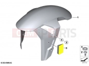 BMW Motorrad BMW 2024 S models S 1000 R (0E51, 0E53) Front-wheel cover