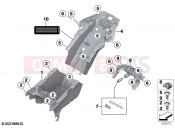 BMW Motorrad BMW 2024 S models S 1000 R (0E51, 0E53) Rear carrier part