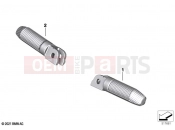 BMW Motorrad BMW 2024 S models S 1000 R (0E51, 0E53) Rider footrests