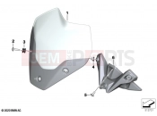 BMW Motorrad BMW 2024 S models S 1000 R (0E51, 0E53) Sport windscreen