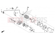 HONDA CMX500AS REBEL 500 2025 E-13 STARTER MOTOR