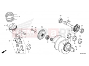 HONDA CMX500AS REBEL 500 2025 E-16 CRANKSHAFT/PISTON