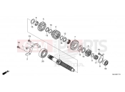 HONDA CMX500AS REBEL 500 2025 E-17-10 TRANSMISSION (MAINSHAFT)