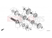 HONDA CMX500AS REBEL 500 2025 E-17-20 TRANSMISSION (COUNTERSHAFT)