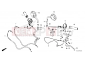 HONDA CMX500AS REBEL 500 2025 F-4 HANDLE LEVER/SWITCH/CABLE/MIRROR