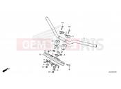 HONDA CMX500AS REBEL 500 2025 F-7 HANDLE PIPE/TOP BRIDGE
